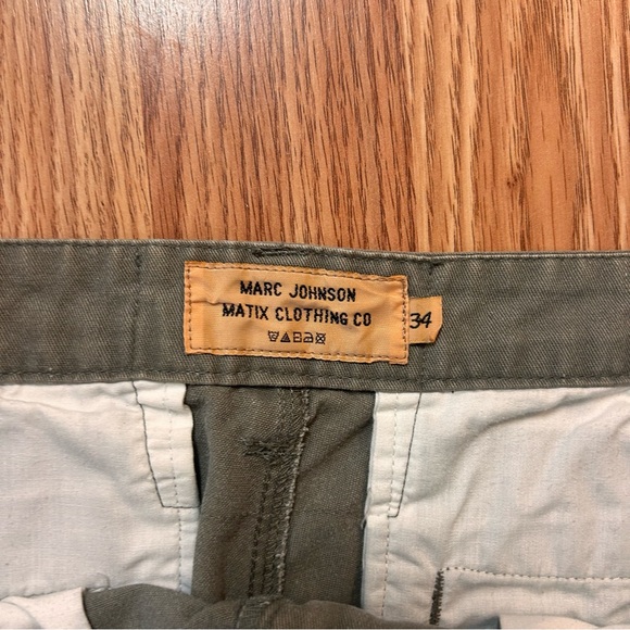Matrix Marc Johnson Men’s Pants Size 34x30 Grey/Green Stretch Straight - Picture 2 of 3
